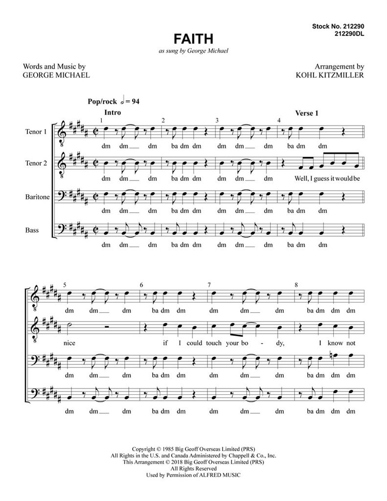 Faith (as Sung by George Michael)