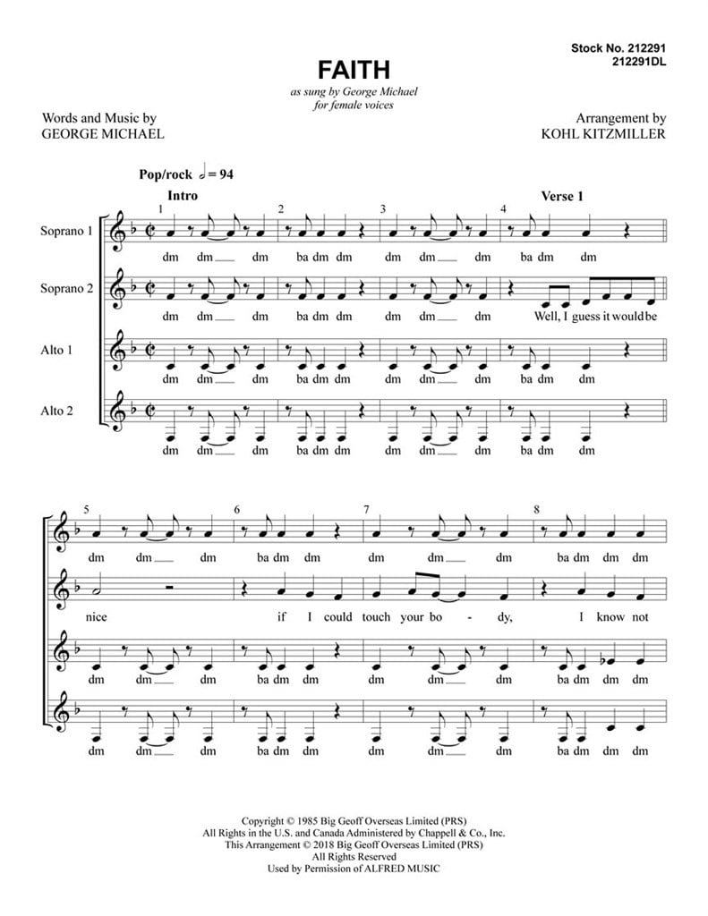 Faith (as Sung by George Michael)
