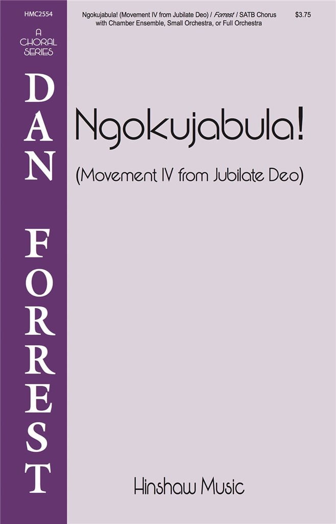 Ngokujabula: Mvt 4 from Jubilate Deo