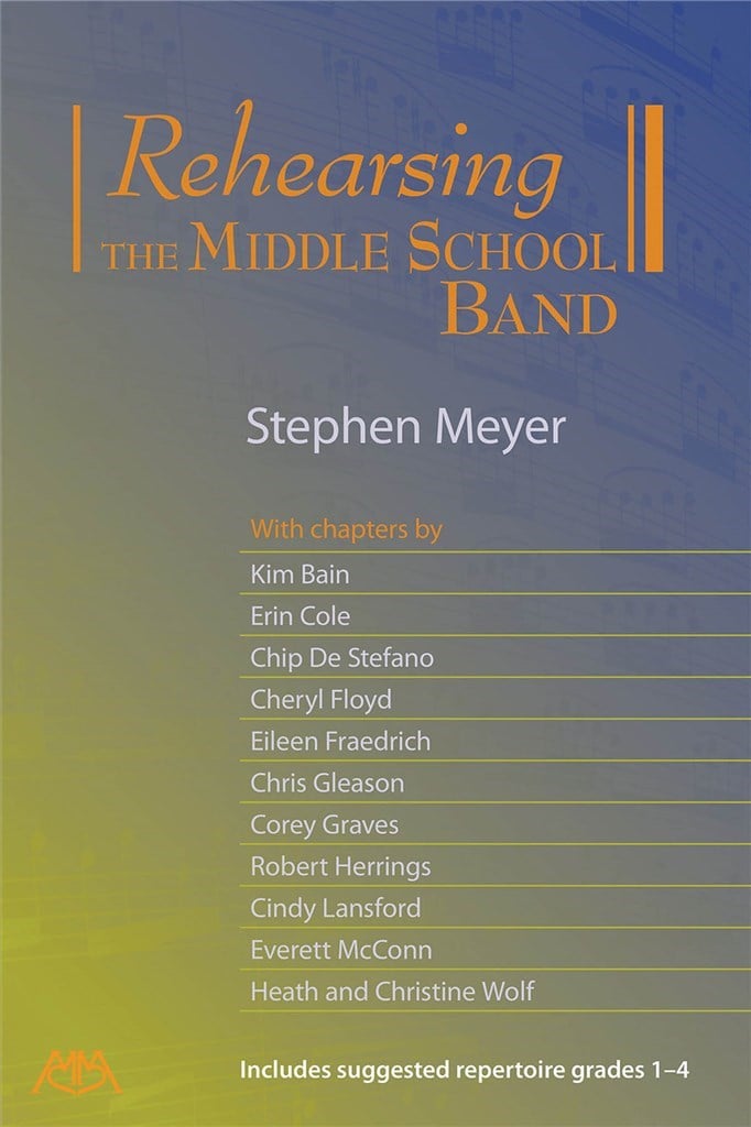 Rehearsing the Middle School Band