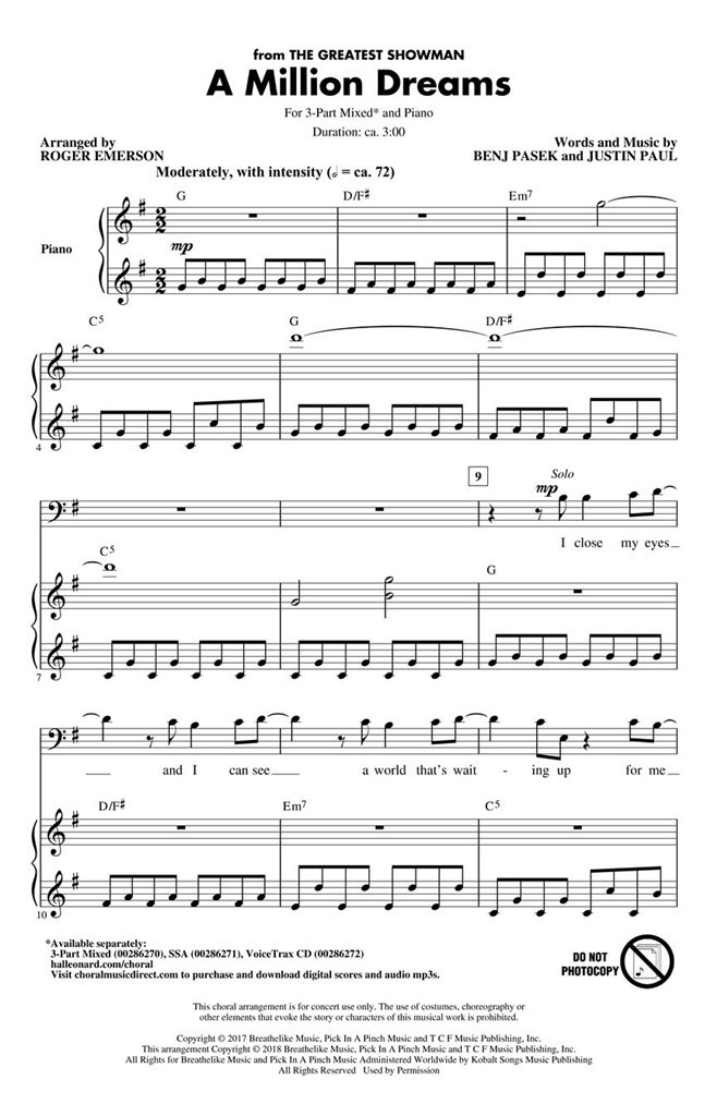 A Million Dreams (from The Greatest Showman)