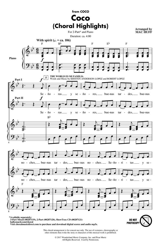 Coco (Choral Highlights)