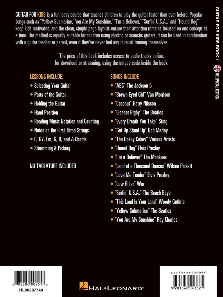 Guitar For Kids - Special UK Edition