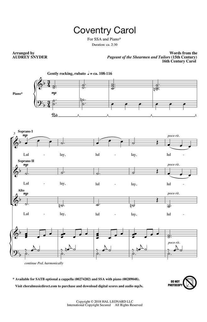 Coventry Carol