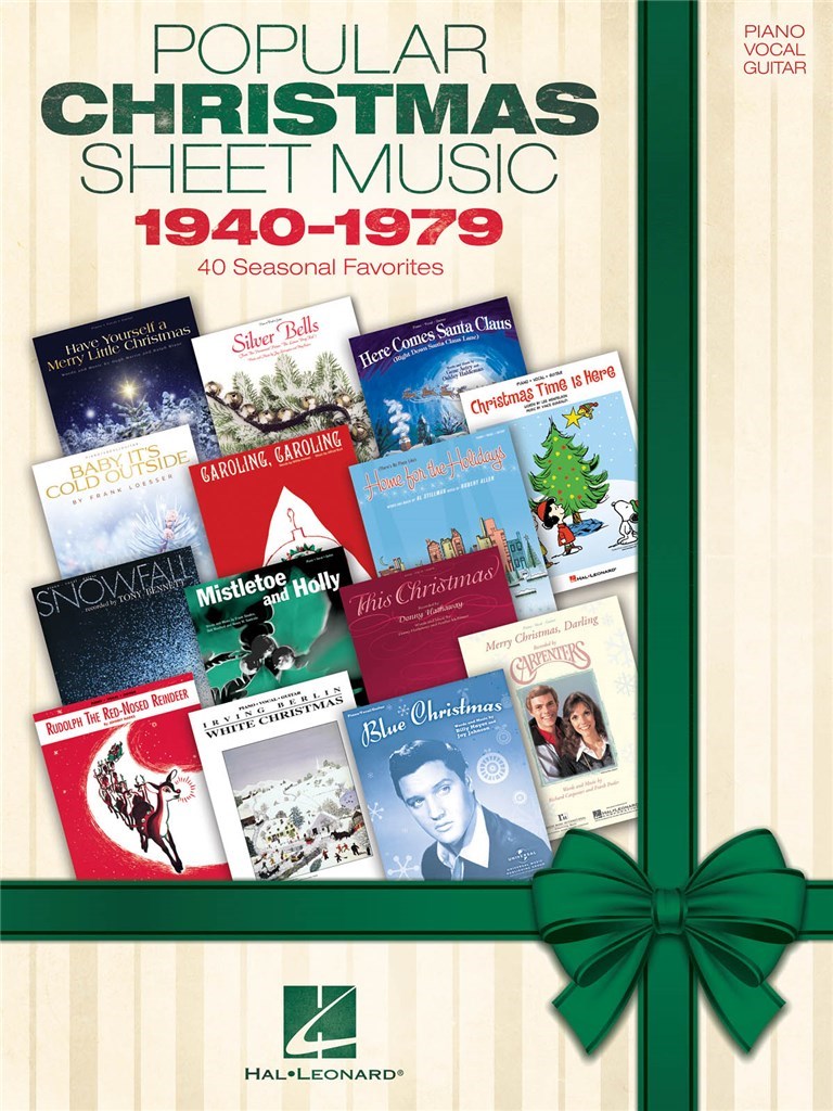 Popular Christmas Sheet Music: 1940-1979