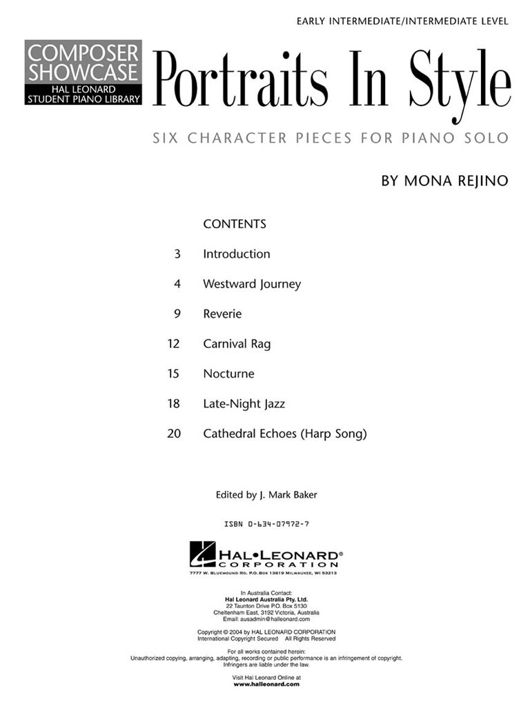 Mona Rejino - Portraits In Style