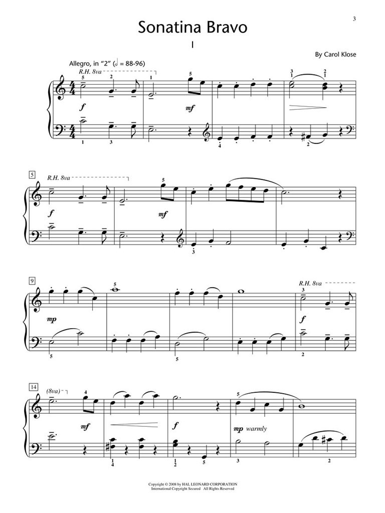 Sonatina Bravo
