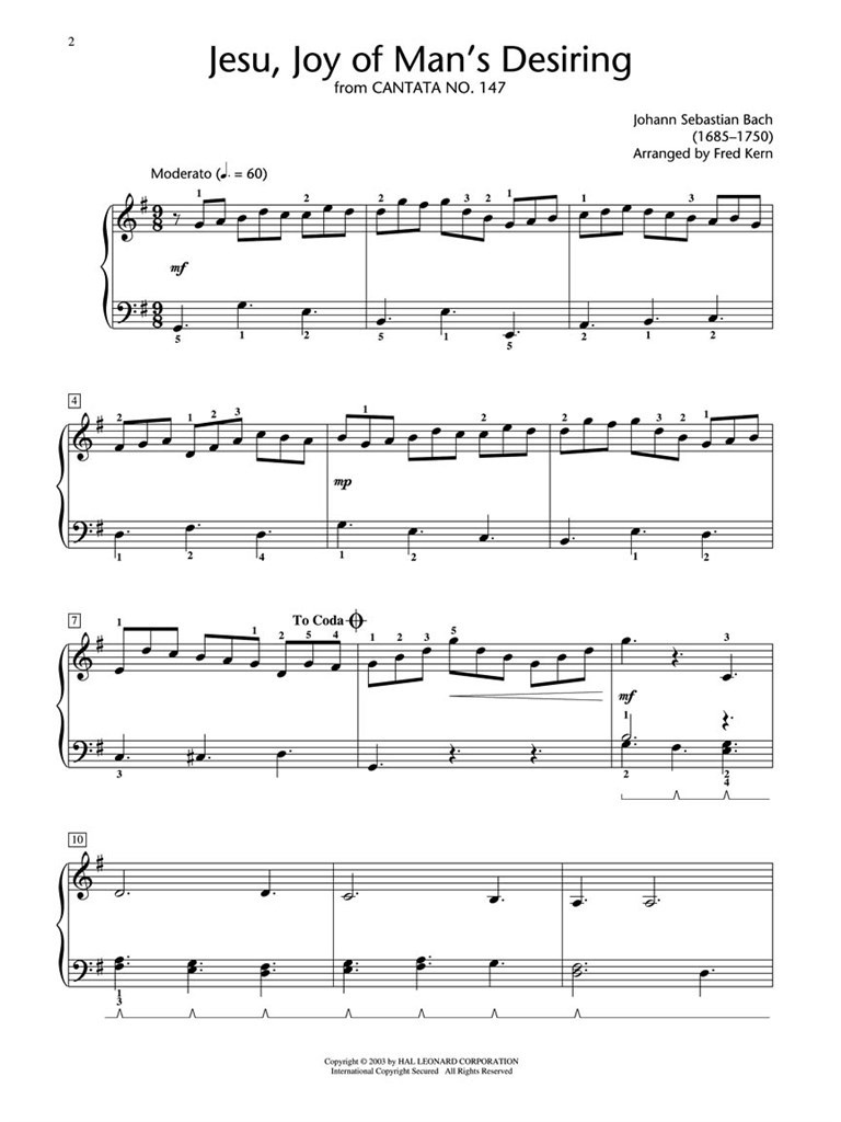 Jesu, Joy of Man's Desiring - Level 5