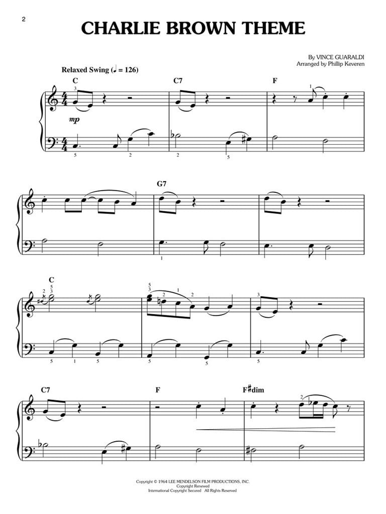 The Vince Guaraldi Collection - 16 Jazzy Arr.