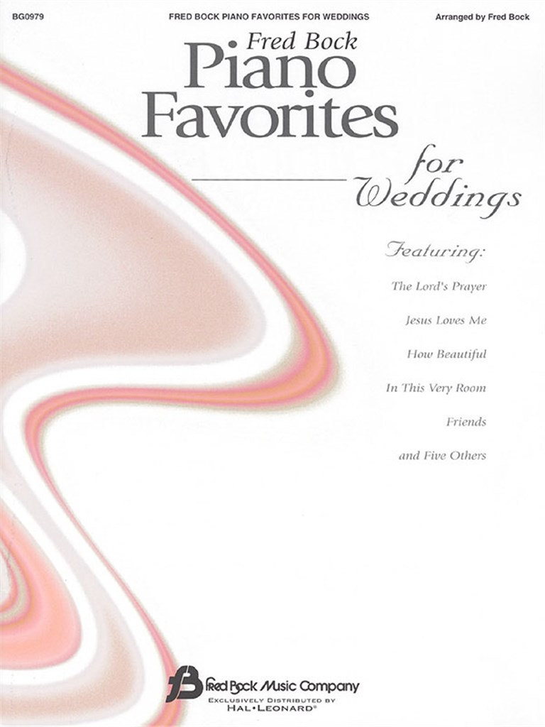 Piano Favorites For Weddings