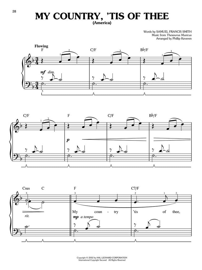 Sweet Land of Liberty - 15 Stirring Arrangements