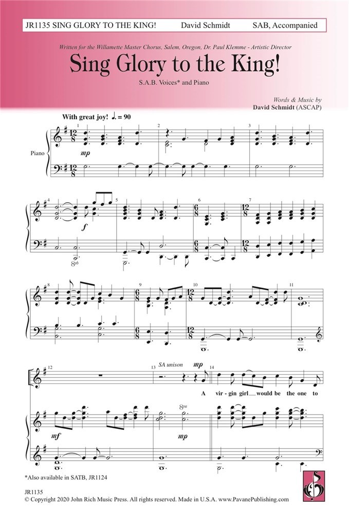 Sing Glory to the King!
