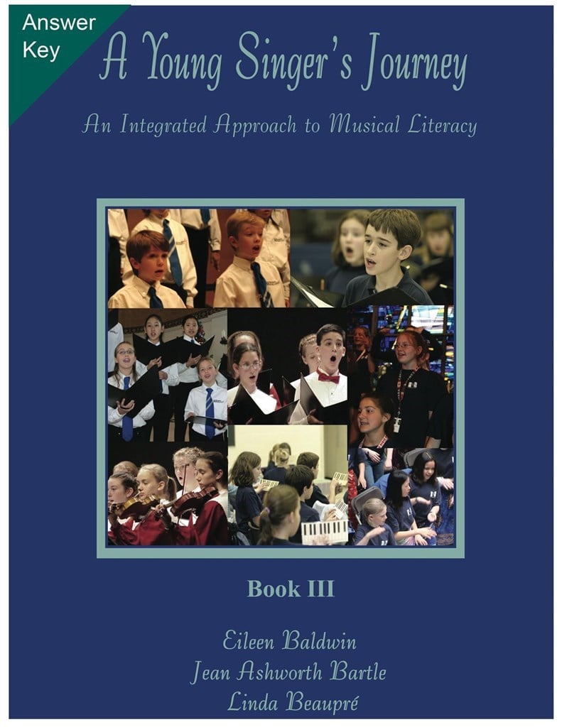 A Young Singer's Journey - Book 3 Answer Key