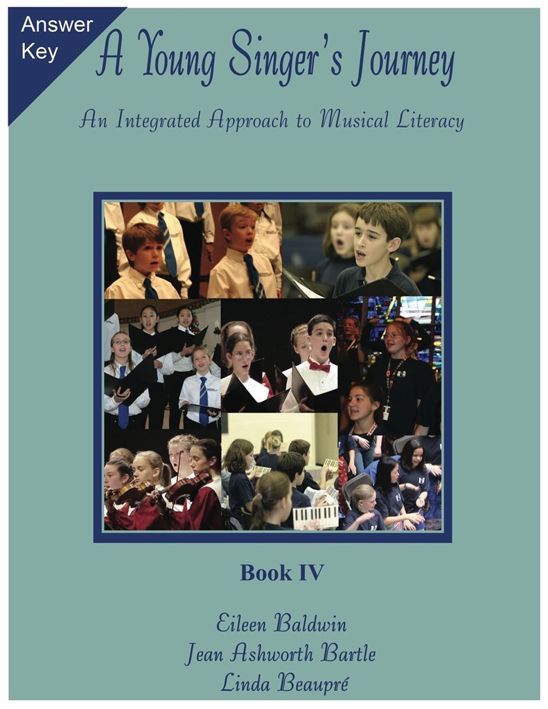 A Young Singer's Journey - Book 4 Answer Key
