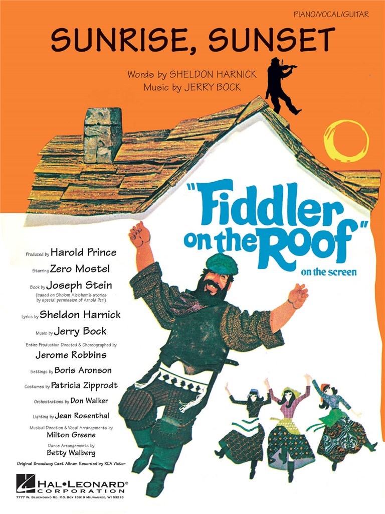 Sunrise, Sunset (from Fiddler on the Roof)