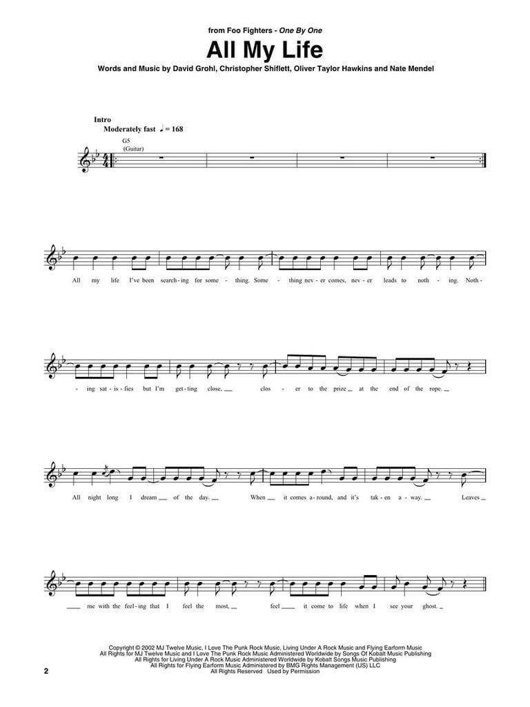 Foo Fighters - Bass Tab Collection