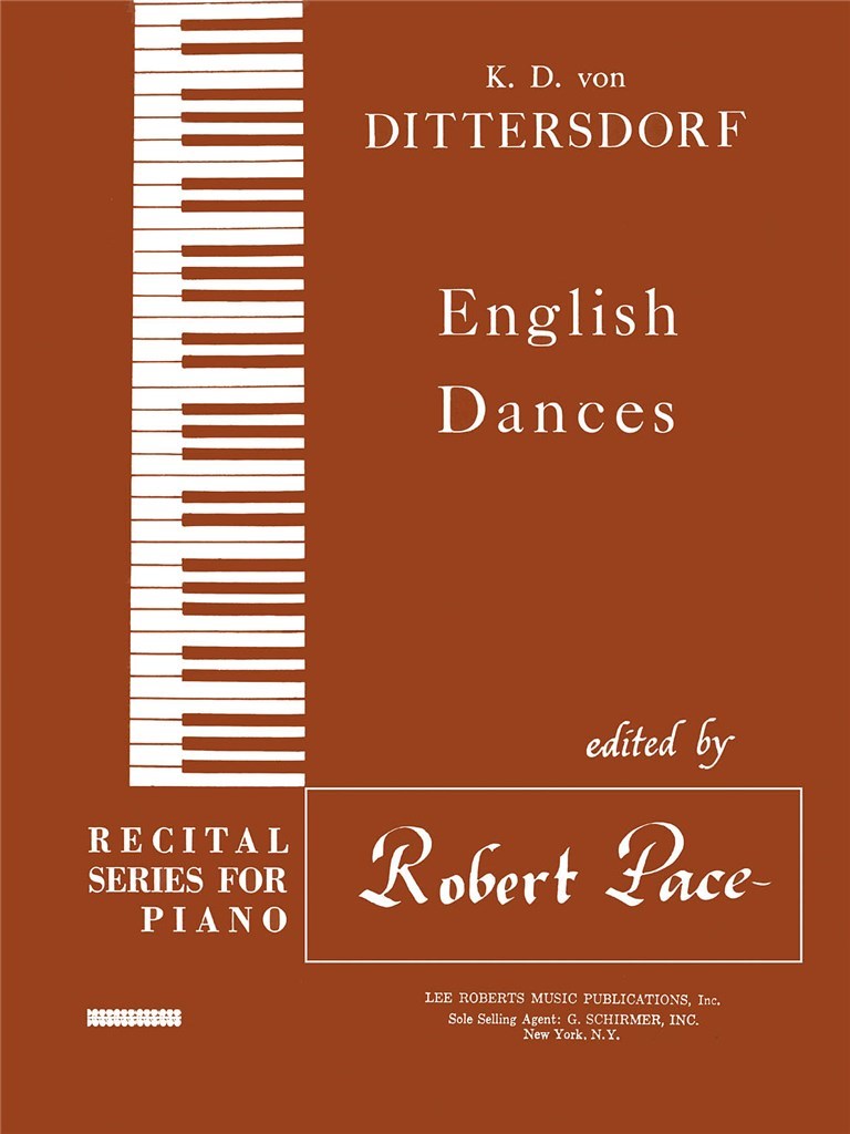 English Dances Recital Series For Piano Brown