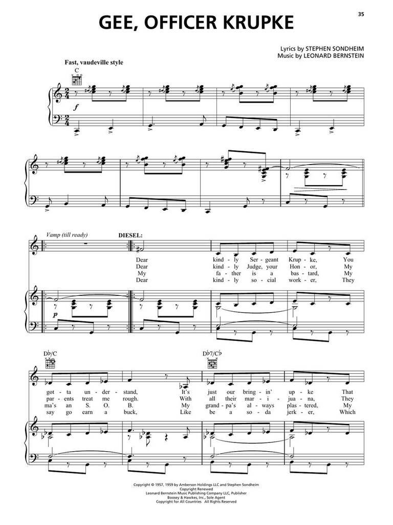 West Side Story-Vocal Selections
