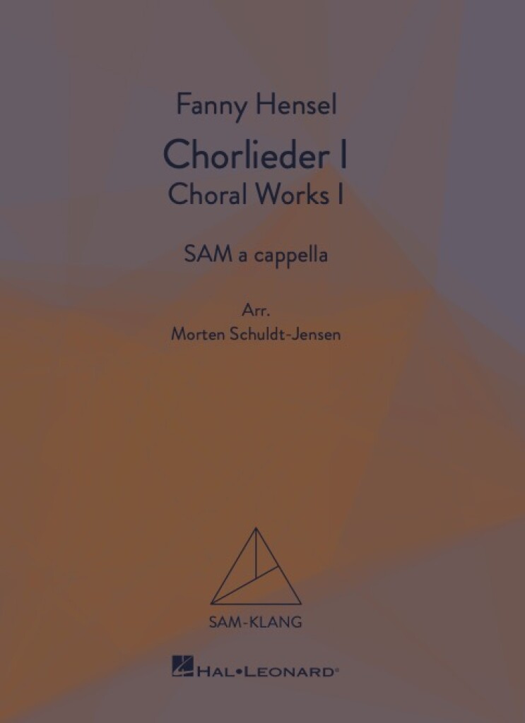 Chorlieder I/Choral Works I