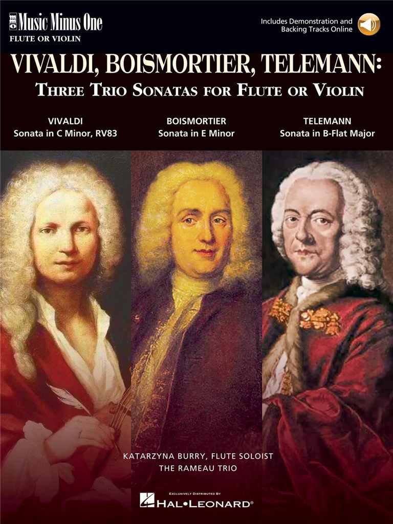 3 Trio Sonatas: Vivaldi, Boismorter and Telemann