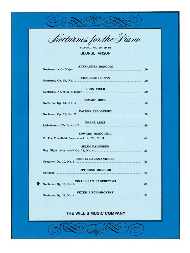 Nocturne, Op. 16, No. 4