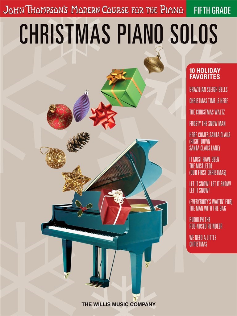 Christmas Piano Solos - Fifth Grade