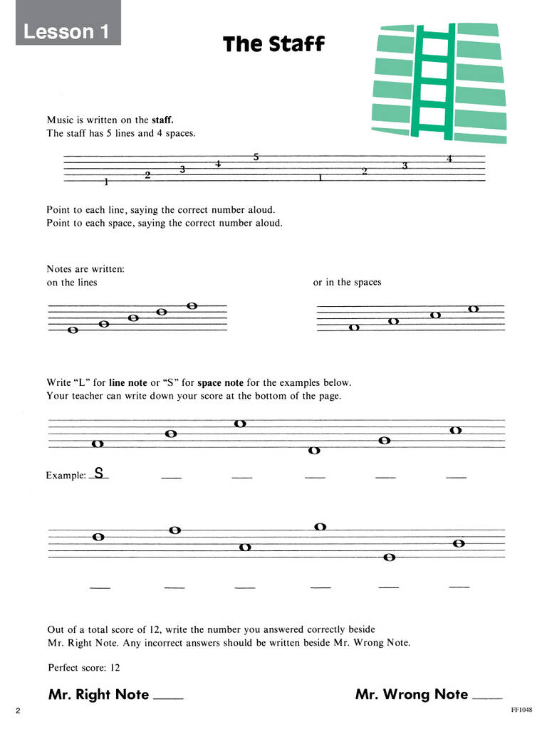 I Can Read Music - Book 1