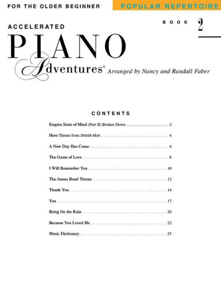 Piano Adventures for the Older Beginner