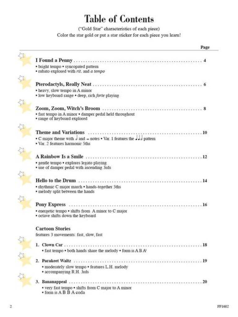Primer Level - Gold Star Performance