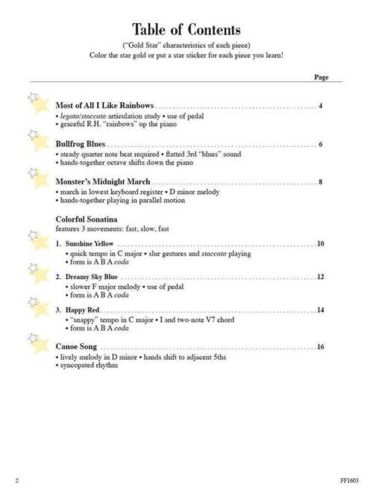 Level 1 - Gold Star Performance with CD