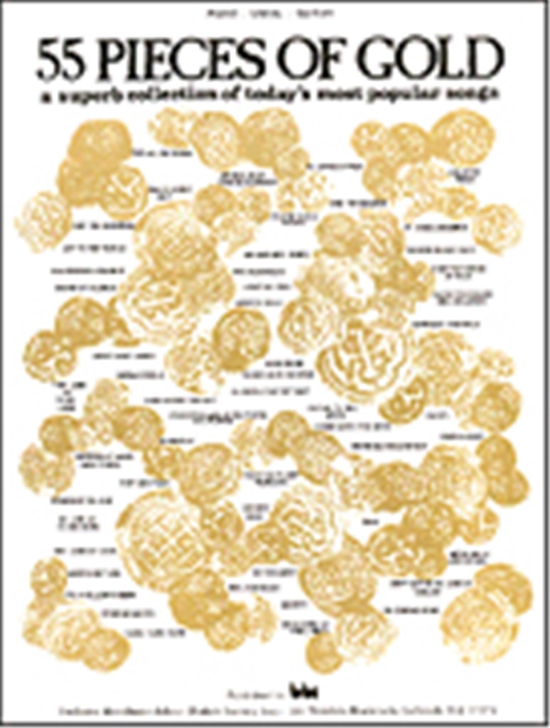 55 Pieces Of Gold Piano Vocal Guitar Ashley
