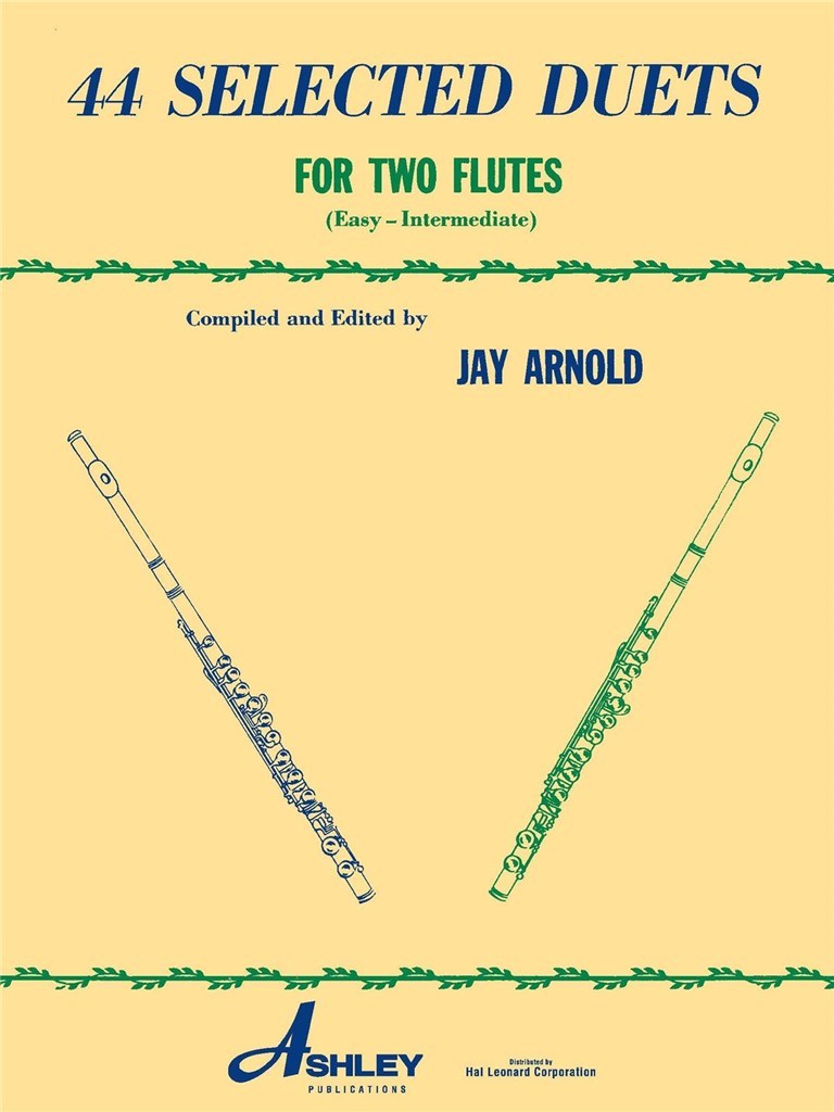 44 Selected Duets for Two Flutes - Book 1