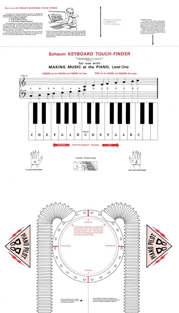 Keyboard Touch Finder W/directions