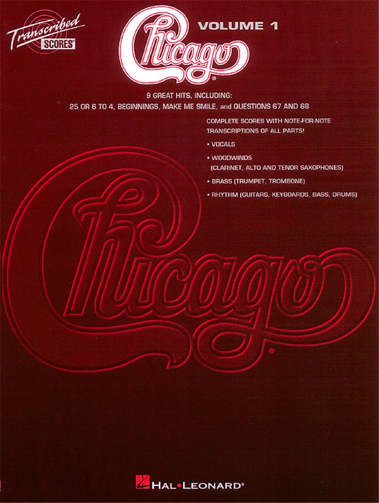 Chicago – Transcribed Scores Volume 1