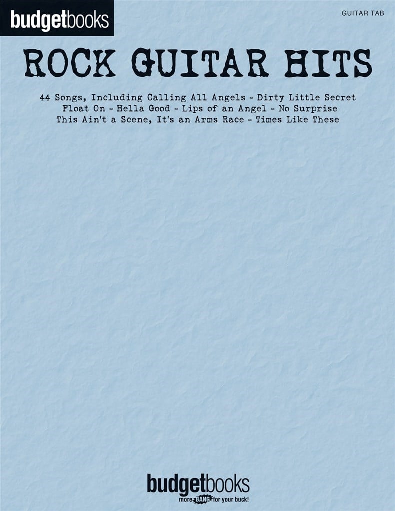 Budgetbooks: Rock Guitar Hits