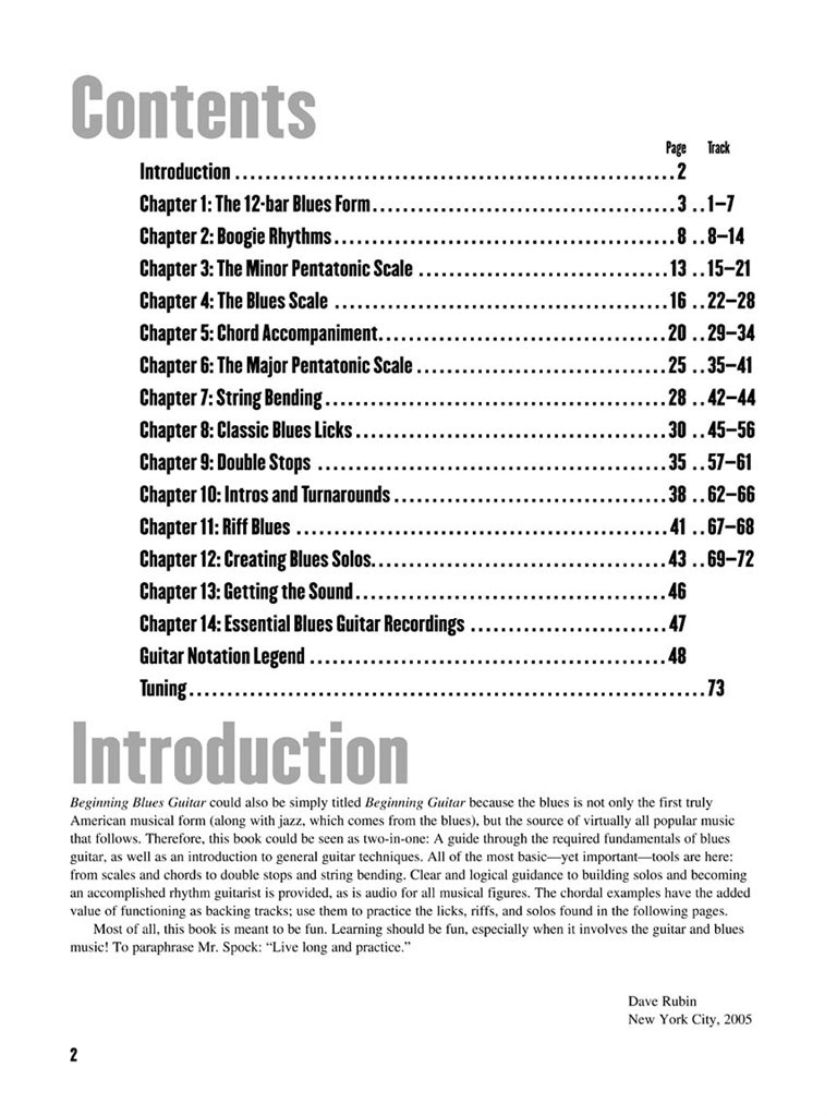 Beginning Blues Guitar