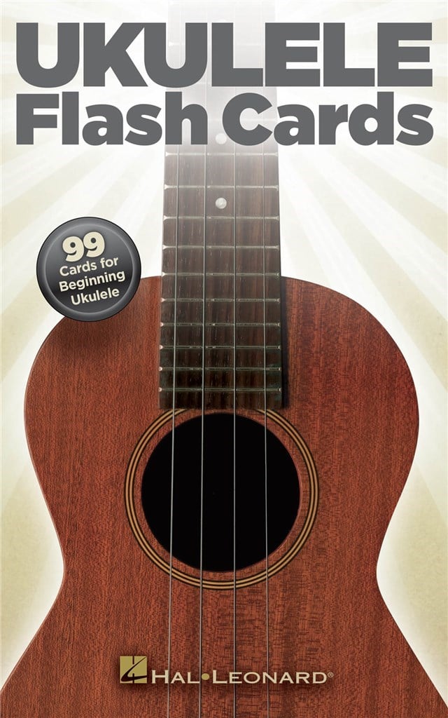 Ukulele Flash Cards-99 Cards For Beginning Ukulele