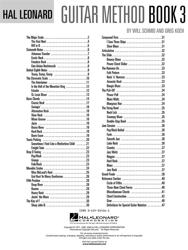 Guitar Method Book 3