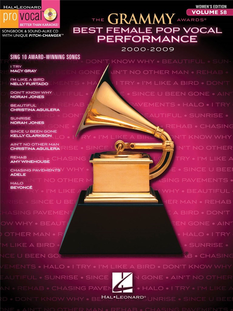 The Grammy Awards Best Female Pop Vocal 2000-2009