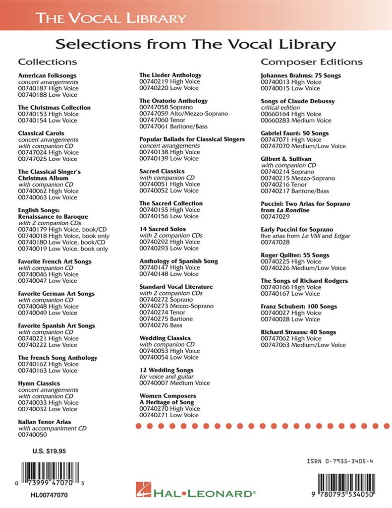 Gabriel Fauré: 50 Songs
