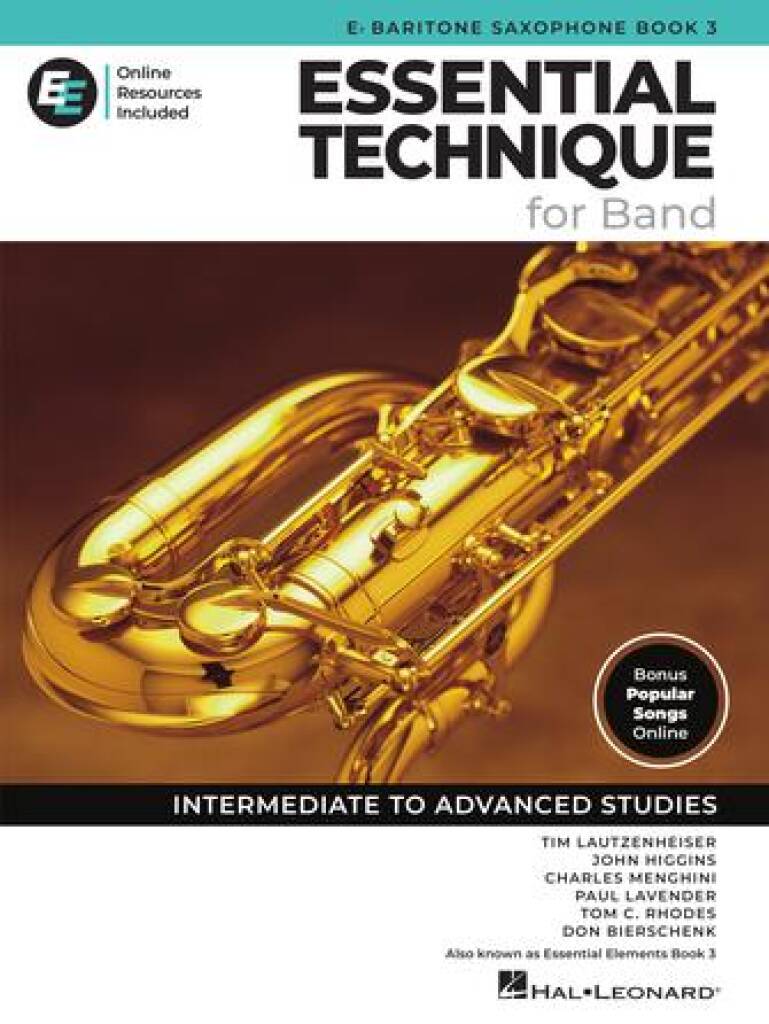 Essential Elements for Band - Eb Bar Sax Book 3