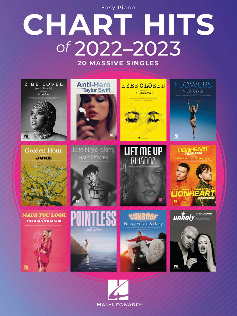 Chart Hits of 2022-2023 (Easy Piano)