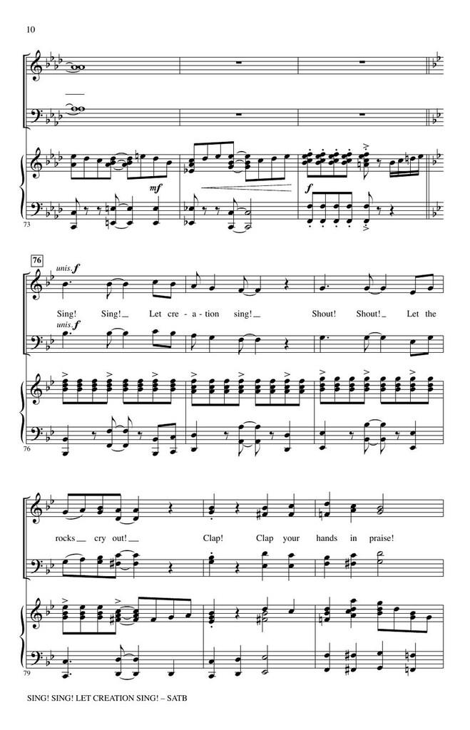 Sing! Sing! Let Creation Sing!