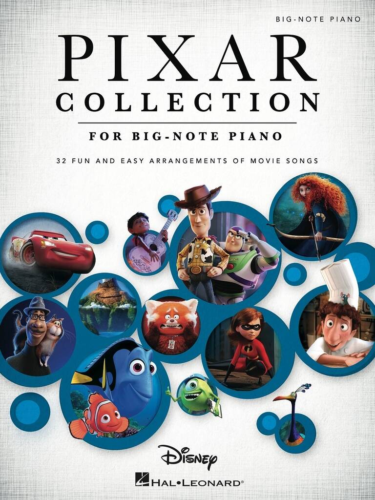 Pixar Collection for Big-Note Piano