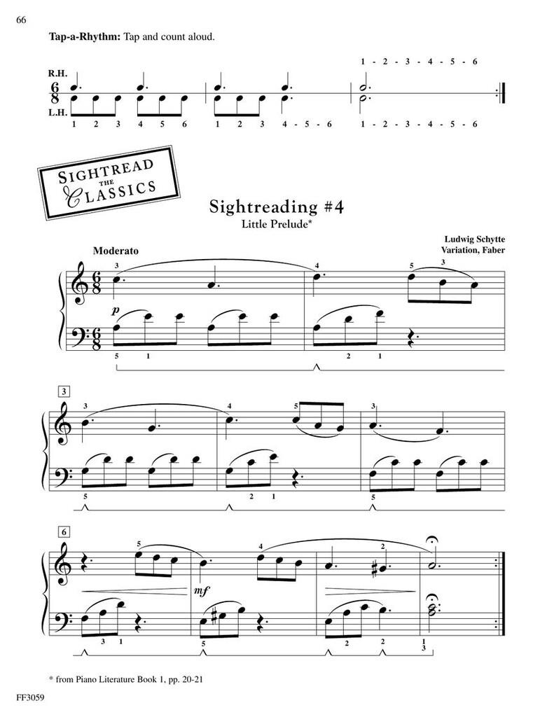 Preparatory Piano Sightreading, Book 1