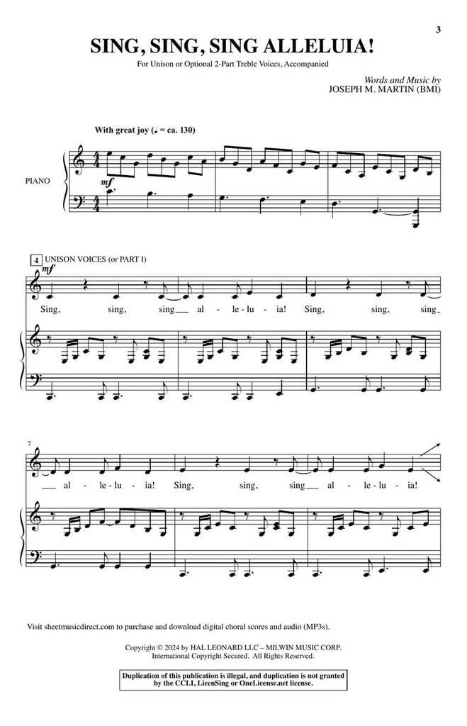 Sing, Sing, Sing Alleluia