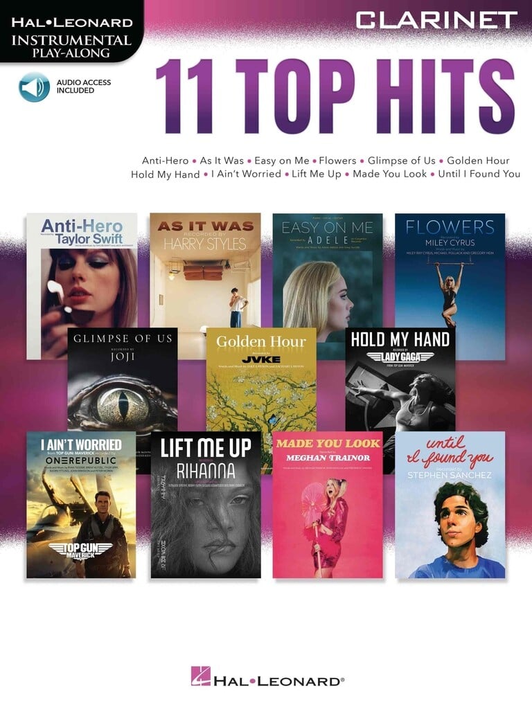 11 Top Hits for Clarinet