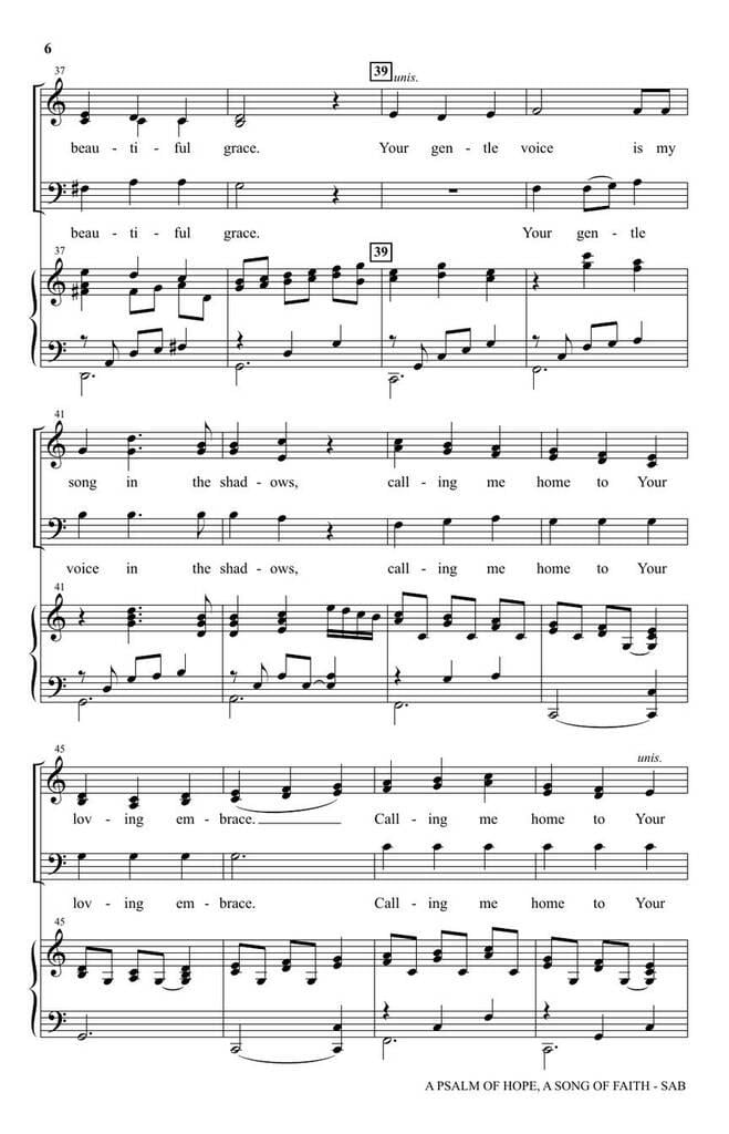 A Psalm of Hope, A Song of Faith