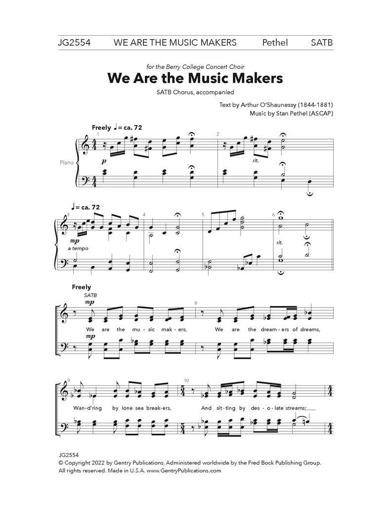 We Are the Music Makers