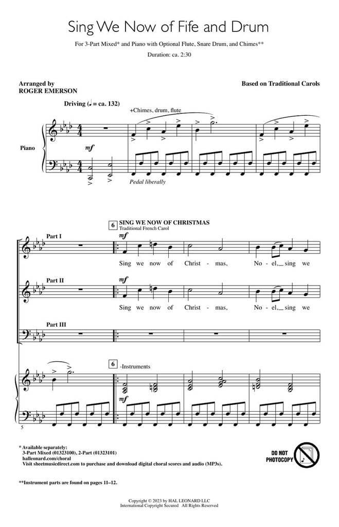 Sing We Now of Fife and Drum